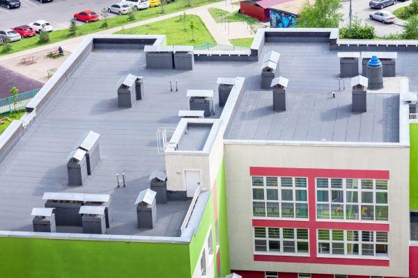 Commercial Flat Roof Repair in Wheaton