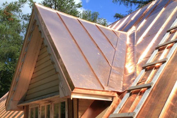Copper Roof Construction in Wheaton